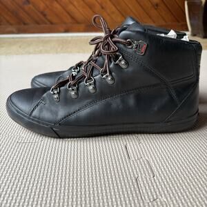 Keen Mens Tumalo Mid Boot High Top Sneaker Black Leather Size 9 Streetwear